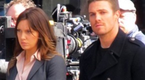 New Photos From The Arrow Pilot Shoot – First Look At Katie Cassidy As Laurel/Black Canary