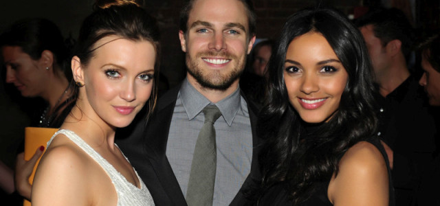 Katie Cassidy, Stephen Amell & Jessica Lucas At The CW’s Upfront Party