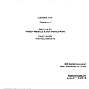 Arrow Episode 5: Title, Credits & Cover Page