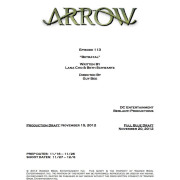 Arrow Episode 13 “Betrayal” Credits