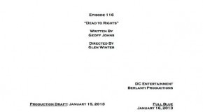 Glen Winter Is Directing Episode 16