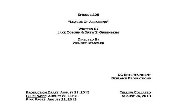 Arrow Episode #2.5 “League Of Assassins” Credits Revealed