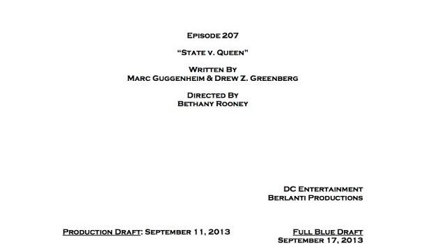 Arrow “State v. Queen” Writer & Director Credits Revealed!