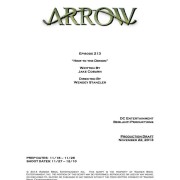 Arrow Episode #2.13 “Heir To The Demon” – Writer & Director Revealed