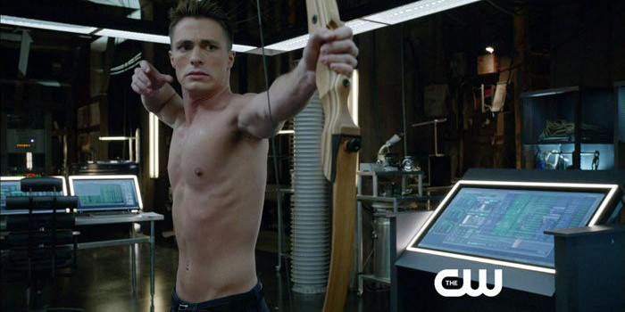 Arrow “The Promise” Preview Clip Screencaps – Roy Loses His Shirt!