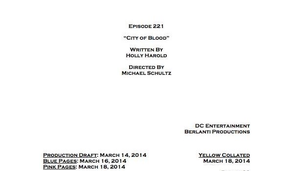 Arrow Episode #2.21 Title & Credits Announced