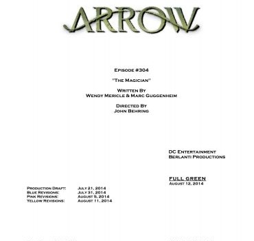 Arrow #3.4 Title Revealed!