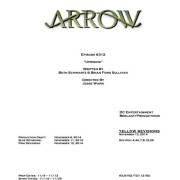 Arrow #3.12 Title & Credits Revealed