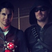 Firestorm & Green Arrow In One Picture