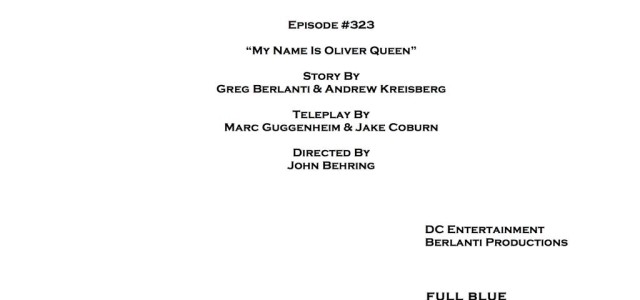 Arrow Season 3 Finale Production Begins Today; Title Revealed