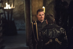 Arrow -- "This is Your Sword" -- Image AR322A_0238b -- Pictured: Stephen Amell as Oliver Queen -- Photo: Cate Cameron/The CW -- ÃÂ© 2015 The CW Network, LLC. All Rights Reserved.