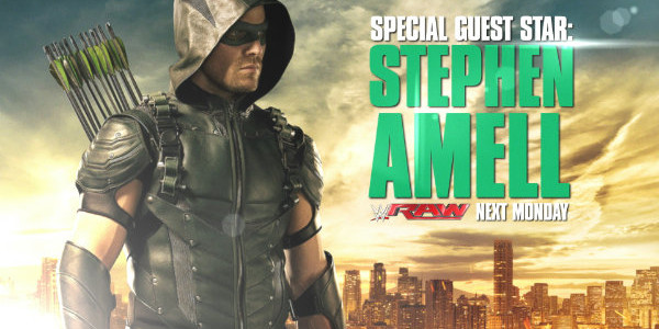 Stephen Amell To Guest On WWE Monday Night Raw