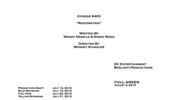 Arrow Episode #4.3 Title Revealed