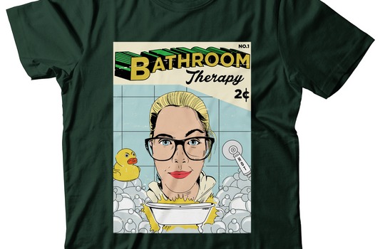 Get Emily Bett Rickards’ “Bathroom Therapy” Tee!