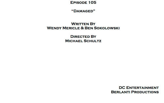 Arrow Episode 5: Title, Credits & Cover Page