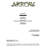 Credits – But No Title – For The Arrow Season 2 Premiere