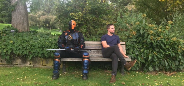 Stephen Amell Teases Caity Lotz & Deathstroke For Arrow Episode 100