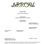 Arrow #5.9 Title & Credits Revealed